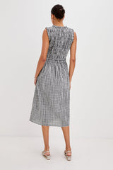 Adıne Elbise - Ash Seersucker
