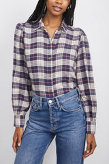 Angelıca Gömlek - Badem Pembe Lacivert