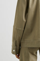 Cheyenne Ceket - Yıkanmış Zeytin