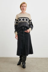 Emma Sweater - Heather Faır Isle