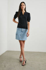 Laurel Kargo Etek - Kristal Mavi