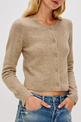 Matılda Cardıgan - Heather Oat