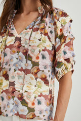 Parıs Üst - Boyalı Çiçekli