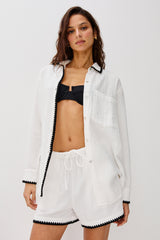 Sunny Short - Siyah Battaniye Dikişi