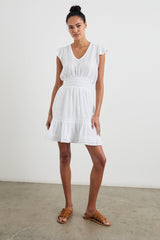 Tara Elbise - Beyaz Dantel Detaylı