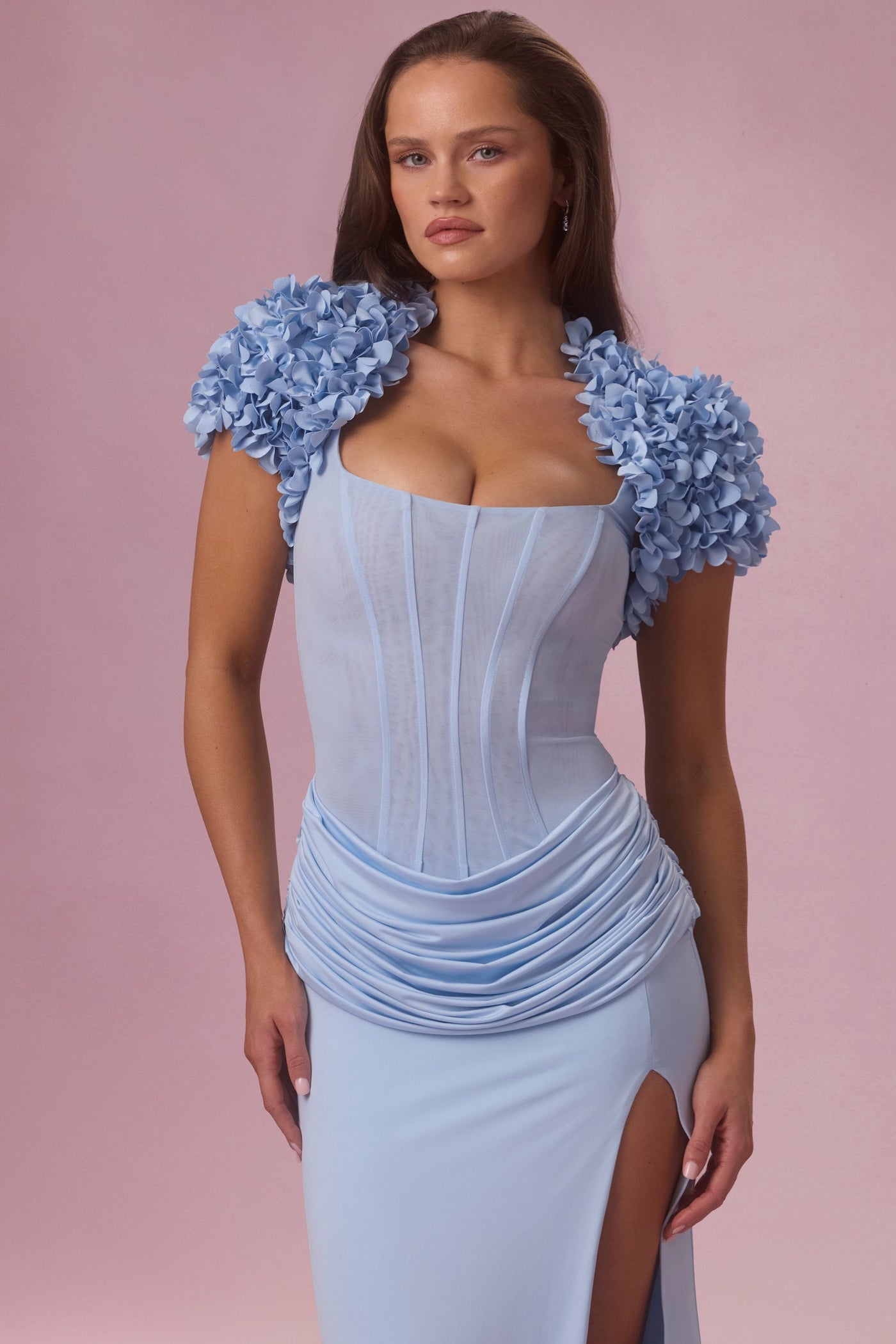 Pudra Mavisi Kısa Bolero