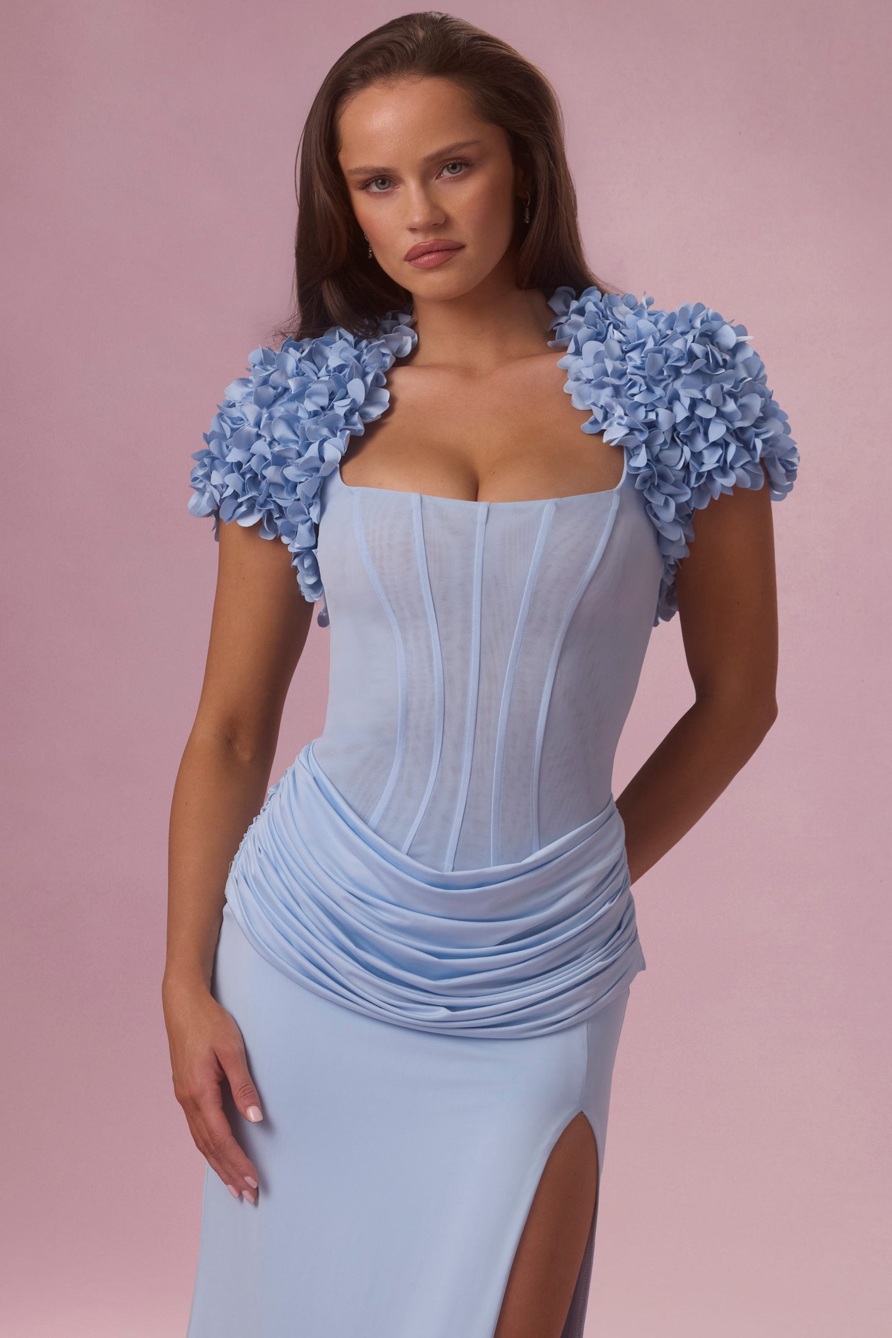 Pudra Mavisi Kısa Bolero