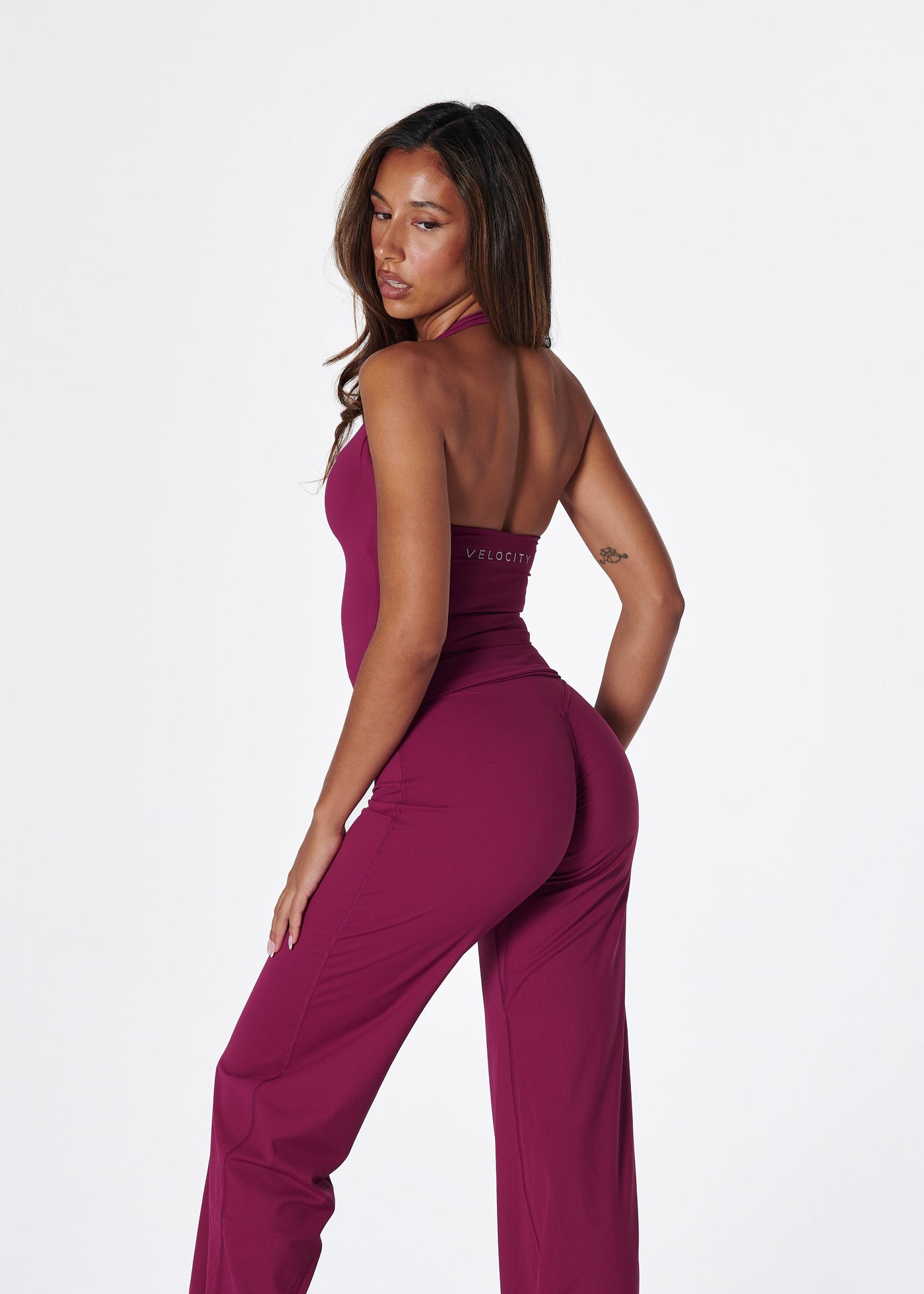 Halter Tank - Berry