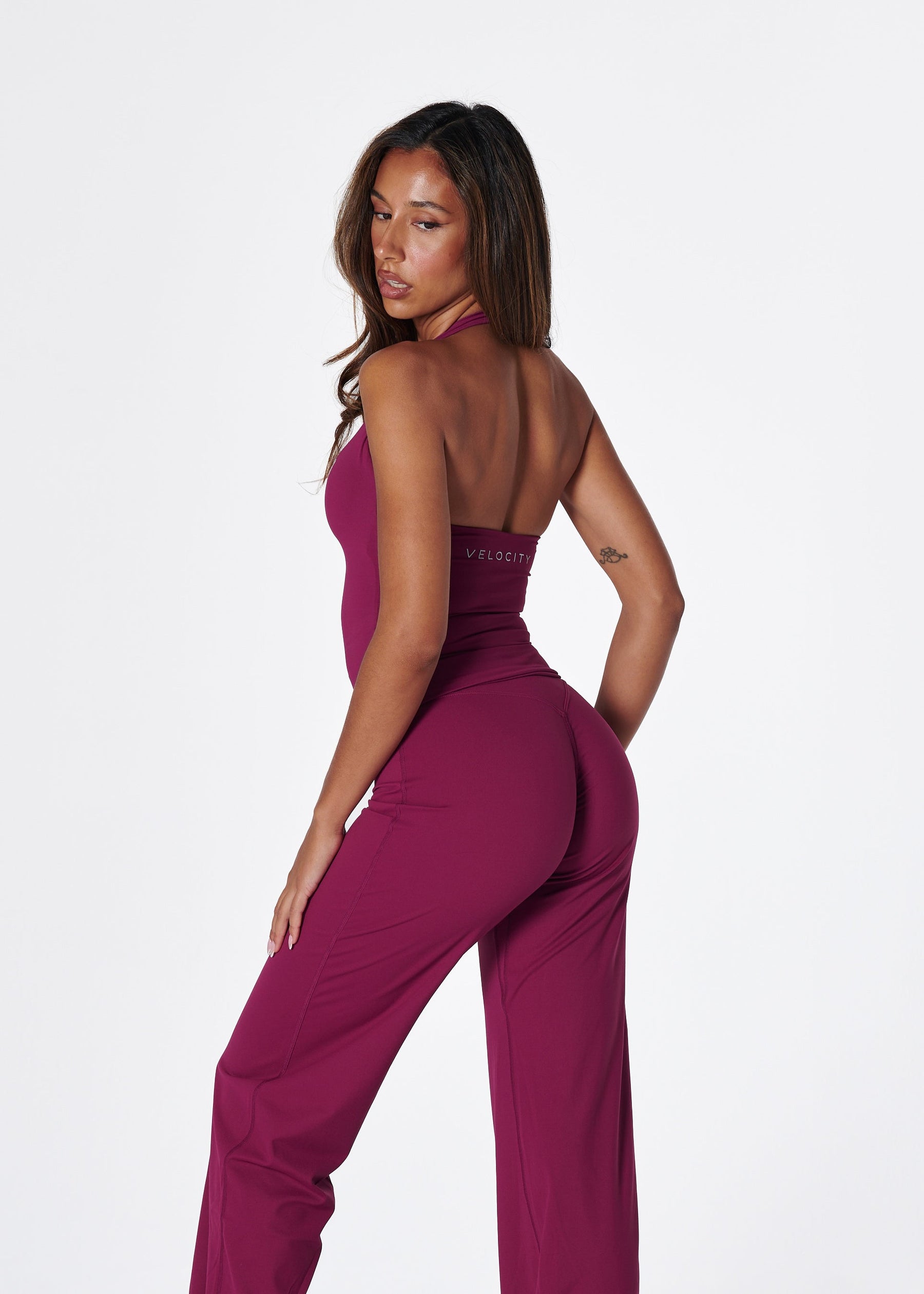 Halter Tank - Berry