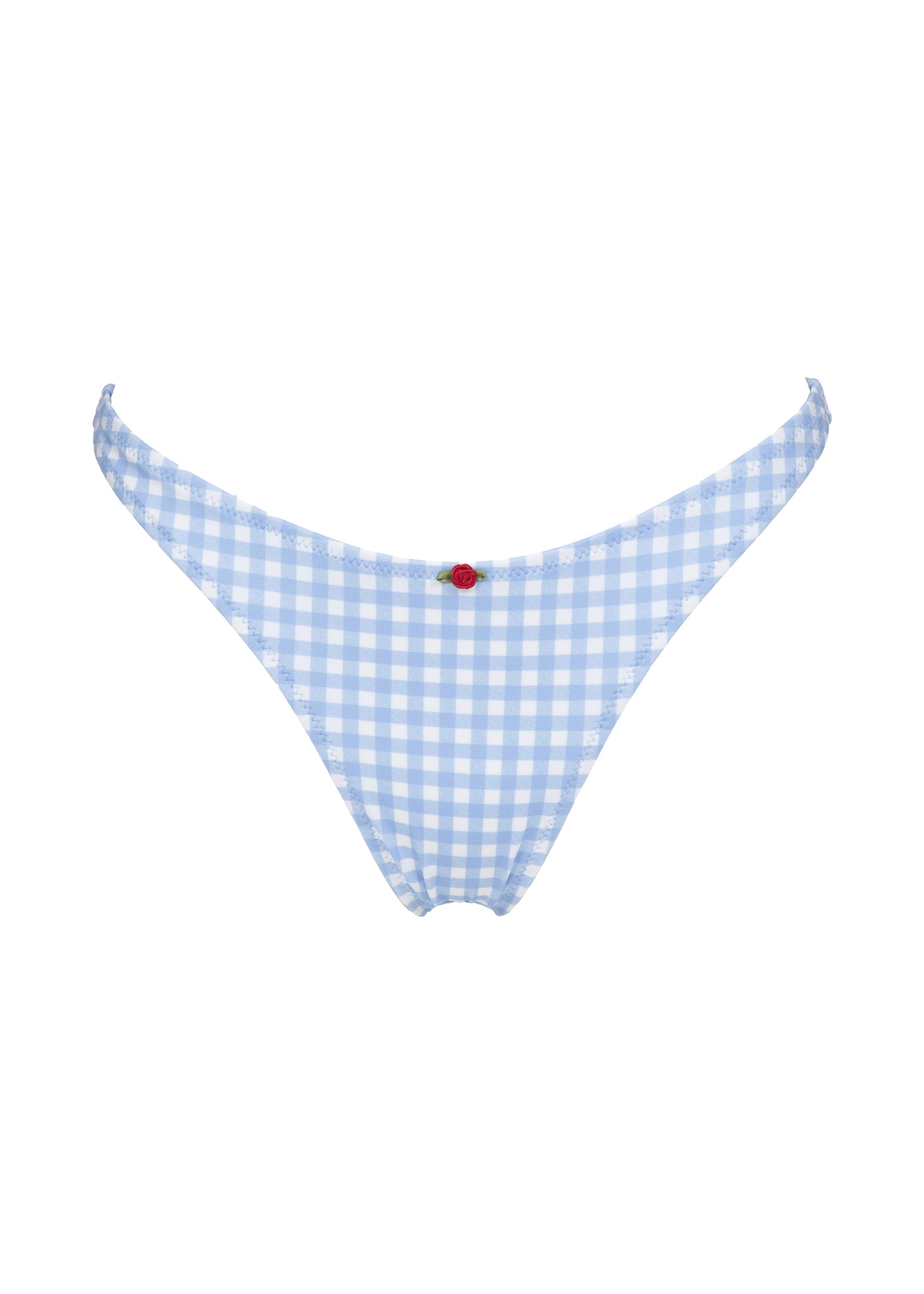 Esme Açık Mavi Gingham - Alt Kısım