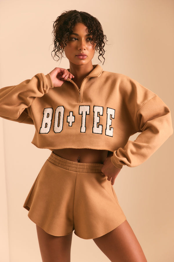 Kestane Kahverengi Eşofman Şortu