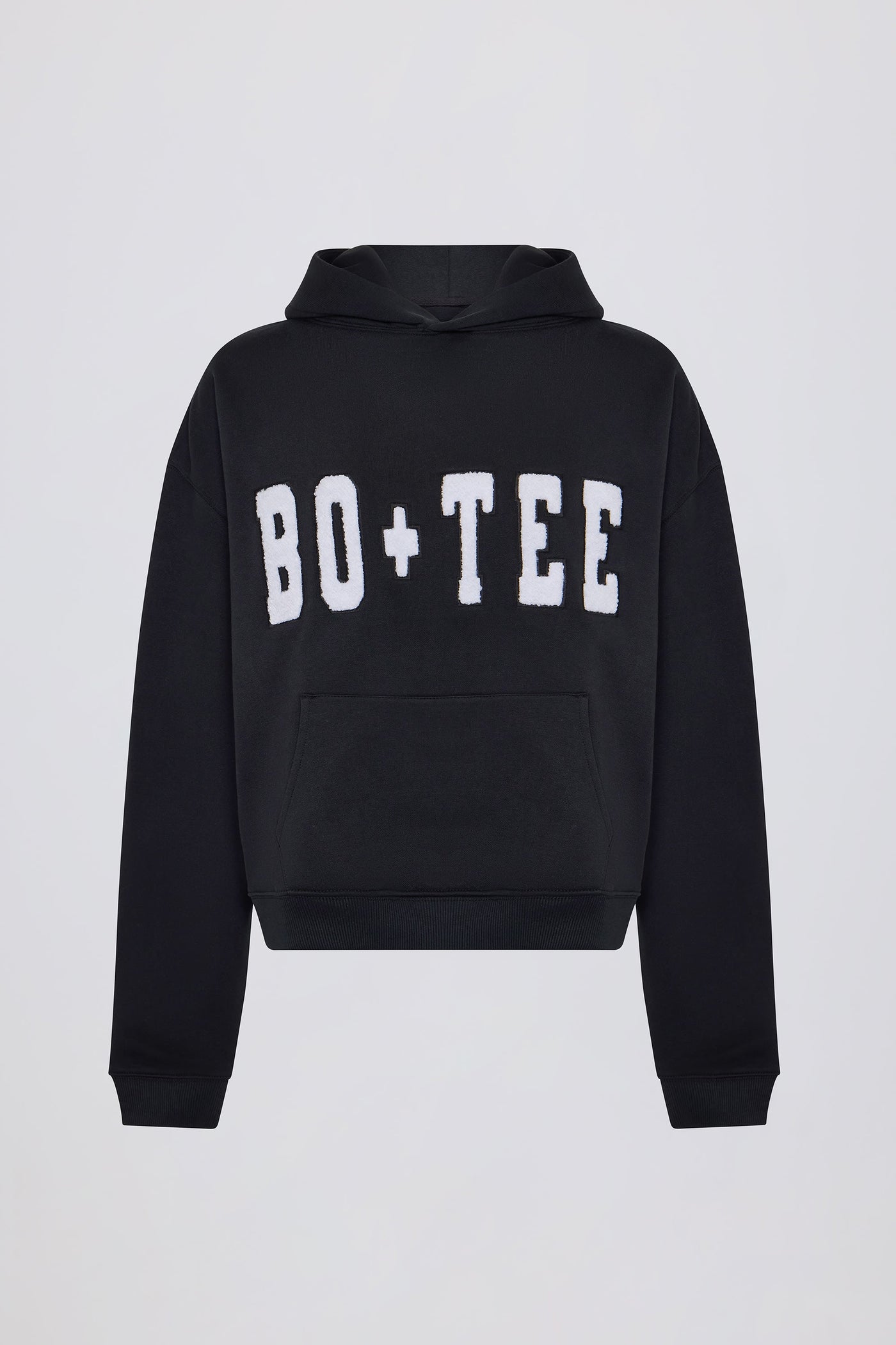 Siyah Oversize Kapüşonlu Sweatshirt
