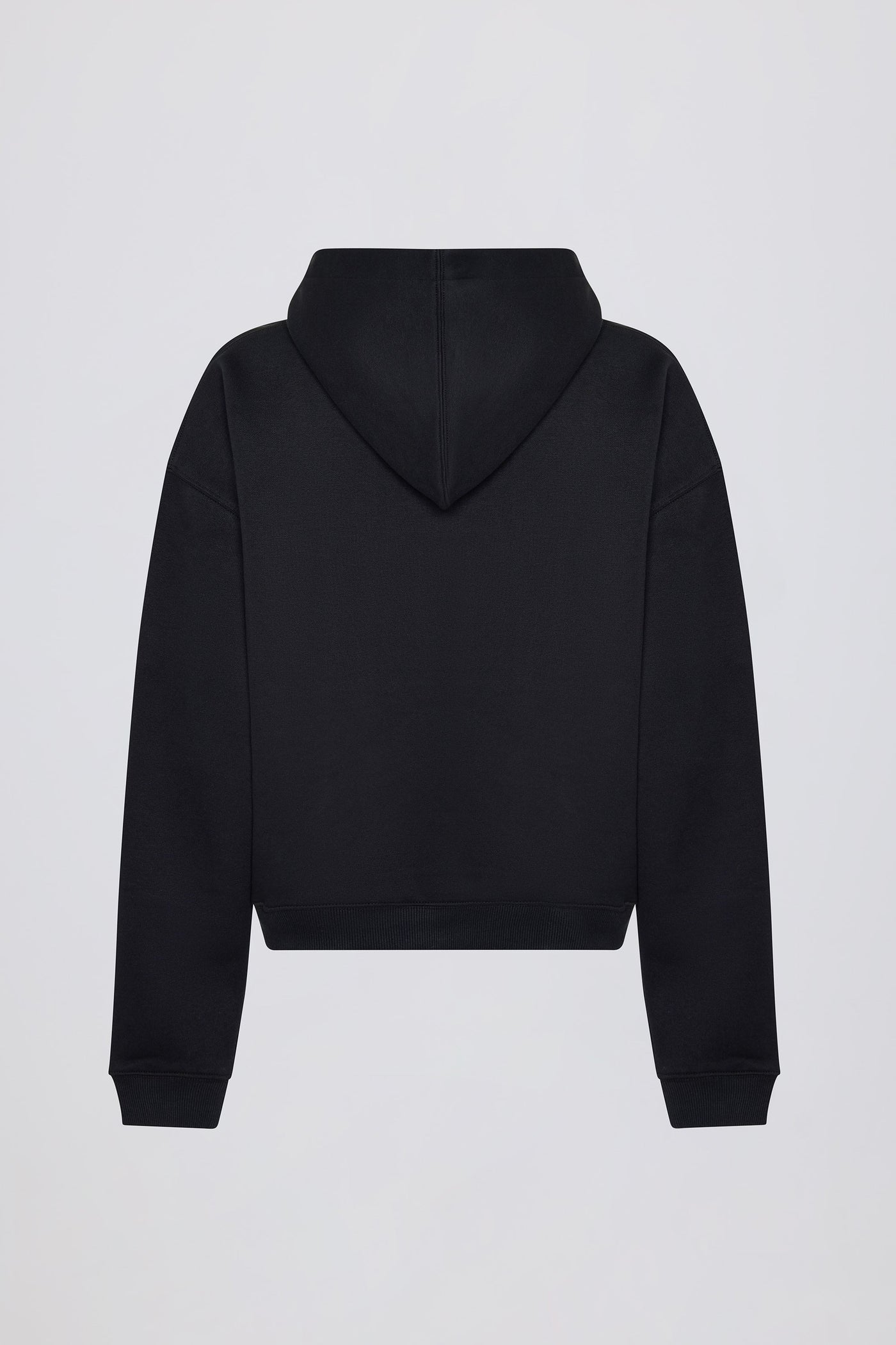 Siyah Oversize Kapüşonlu Sweatshirt