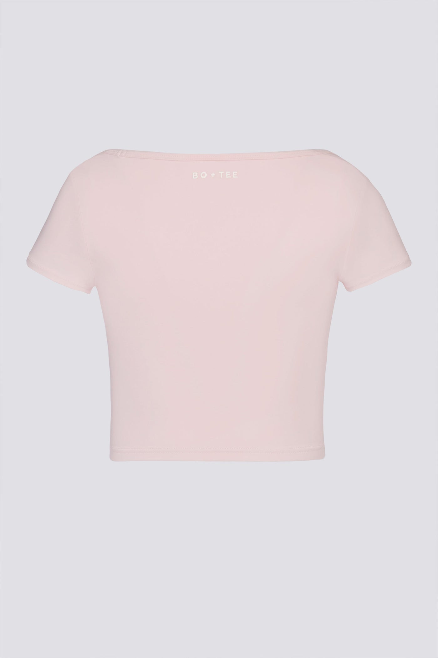 Yumuşak Ve Aktif Tasarımlı, Kalp Yakalı, Bale Pembesi Crop Top