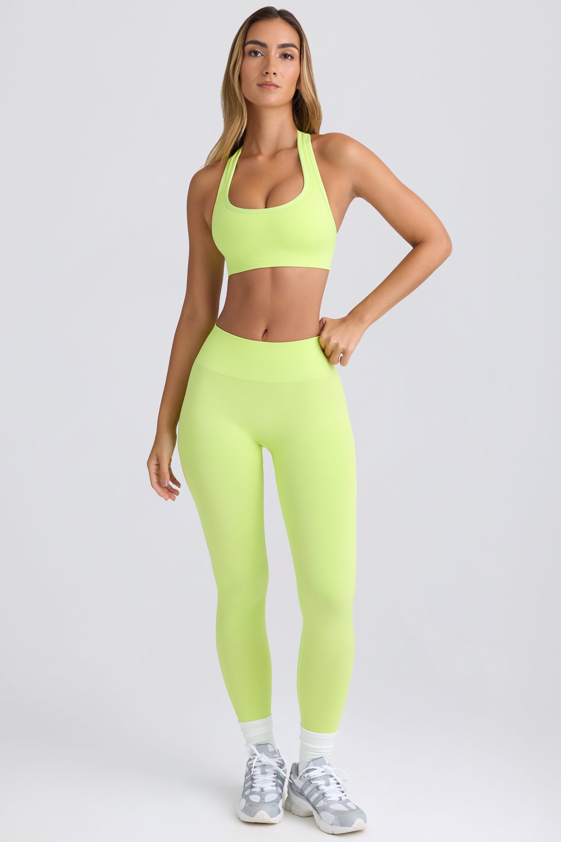 Key Lime Renginde Super Sculpt Seamless Tayt