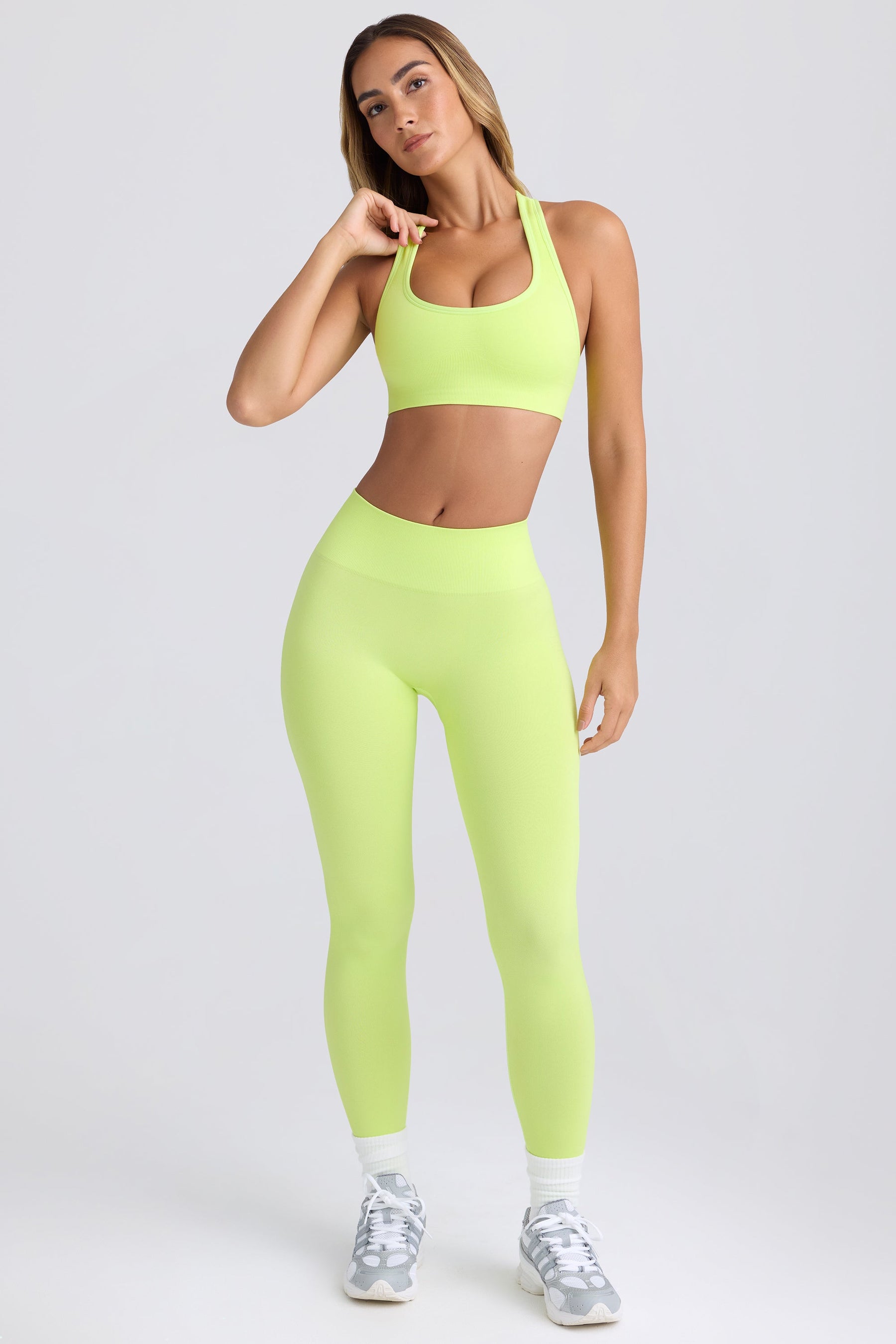 Key Lime Renginde Super Sculpt Seamless Tayt