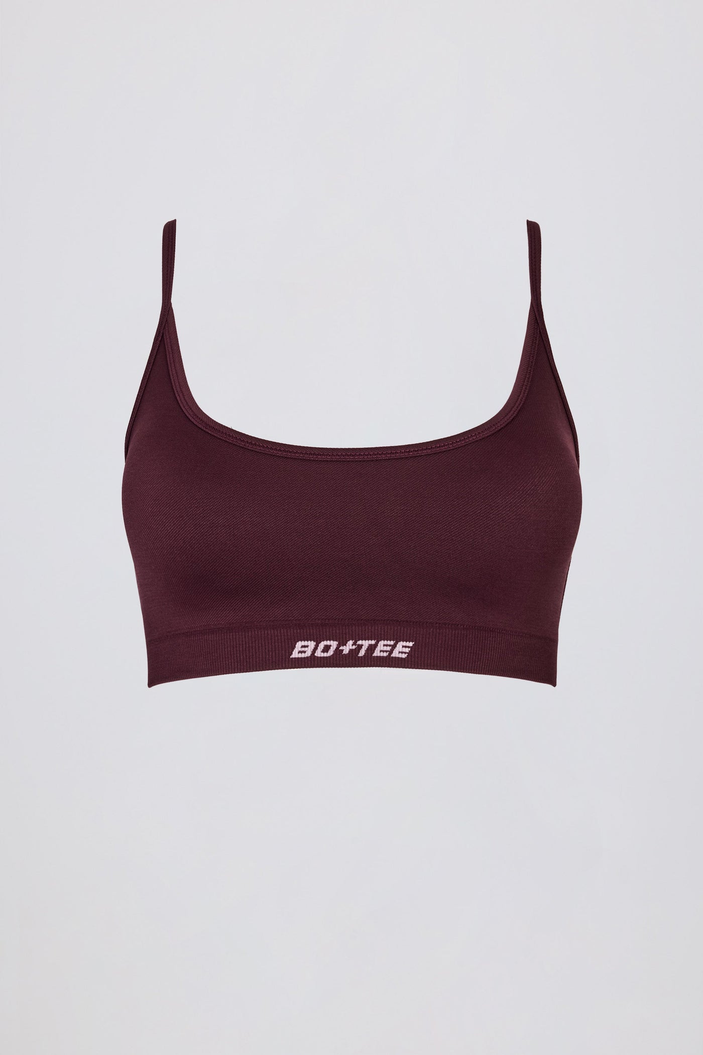 Super Sculpt Dikişsiz Sırtı Açık Spor Sütyeni, Bordo