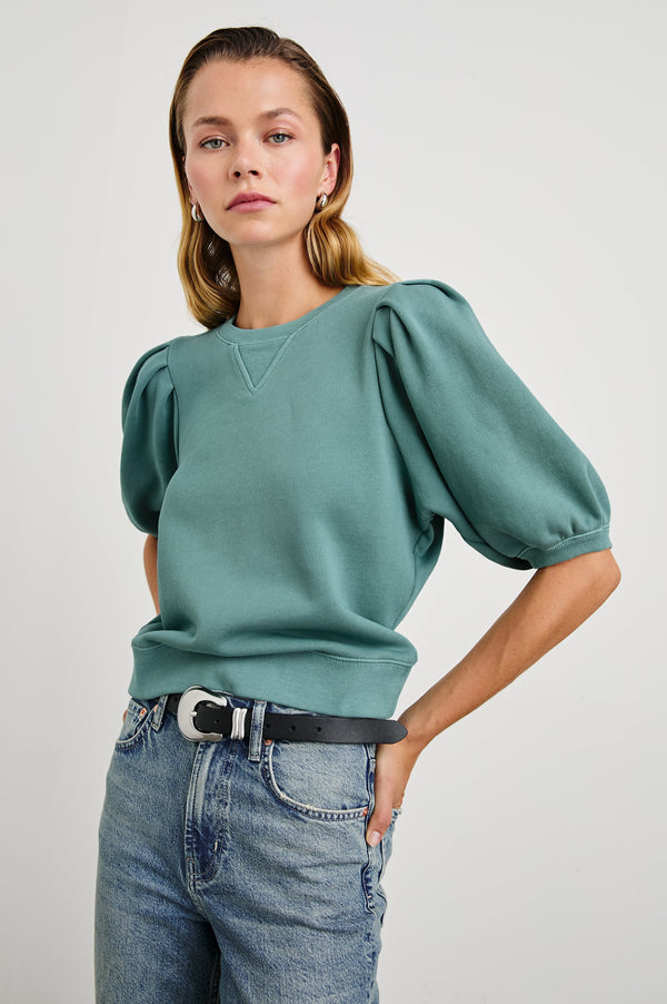 Camy Sweatshırt - Taş Mavisi
