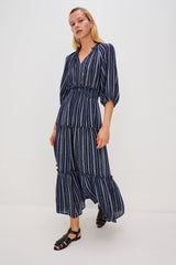 Caterıne Elbise - Roche Çizgili