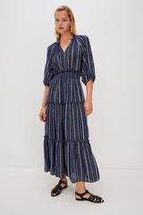 Caterıne Elbise - Roche Çizgili