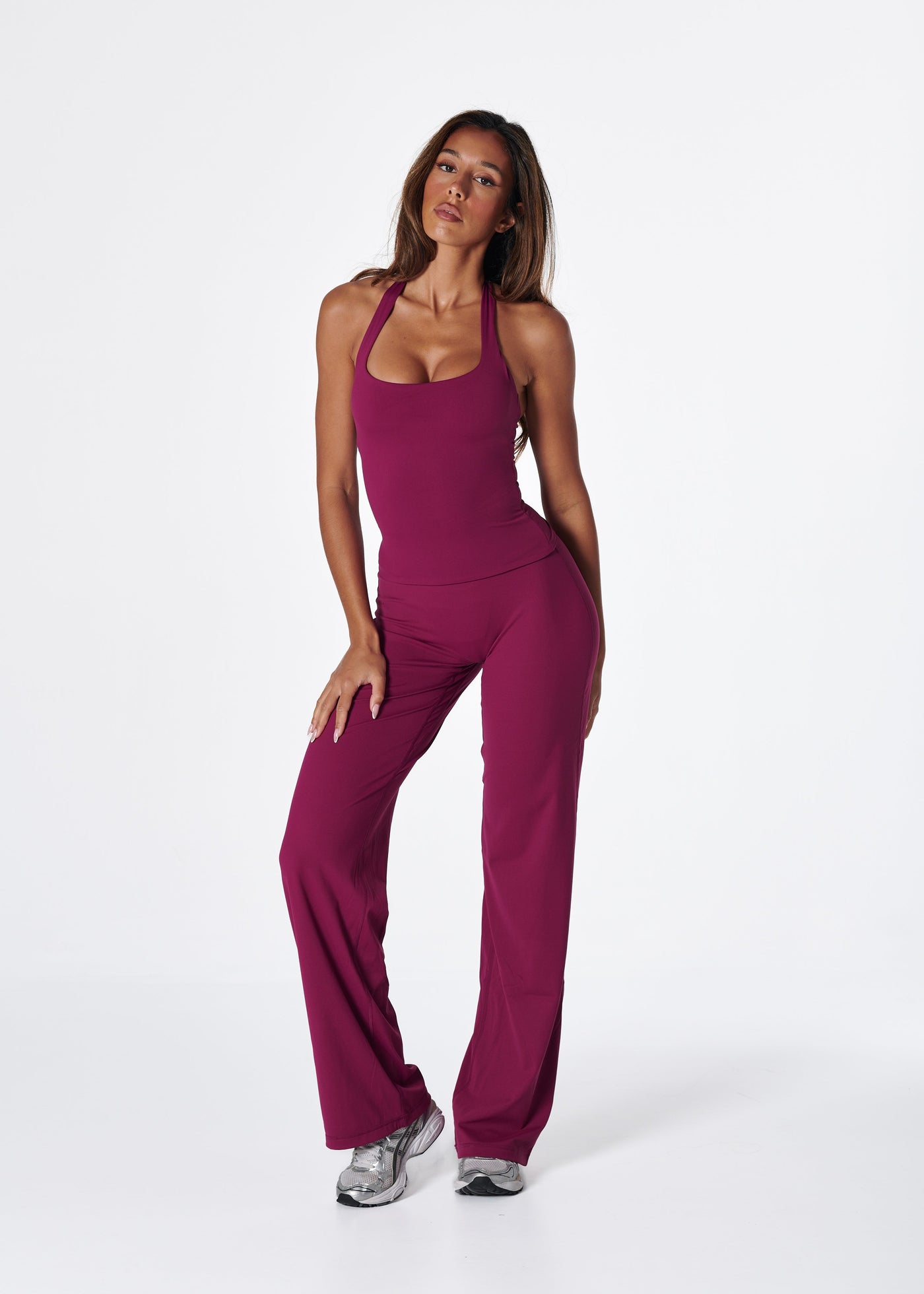 Halter Tank - Berry