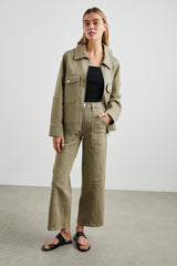 Cheyenne Ceket - Yıkanmış Zeytin