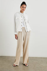 Collıns Ceket - Beyaz Gazlı Bez