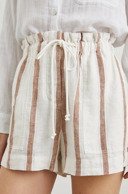 Foster Short - Hindistan Cevizi Çizgili