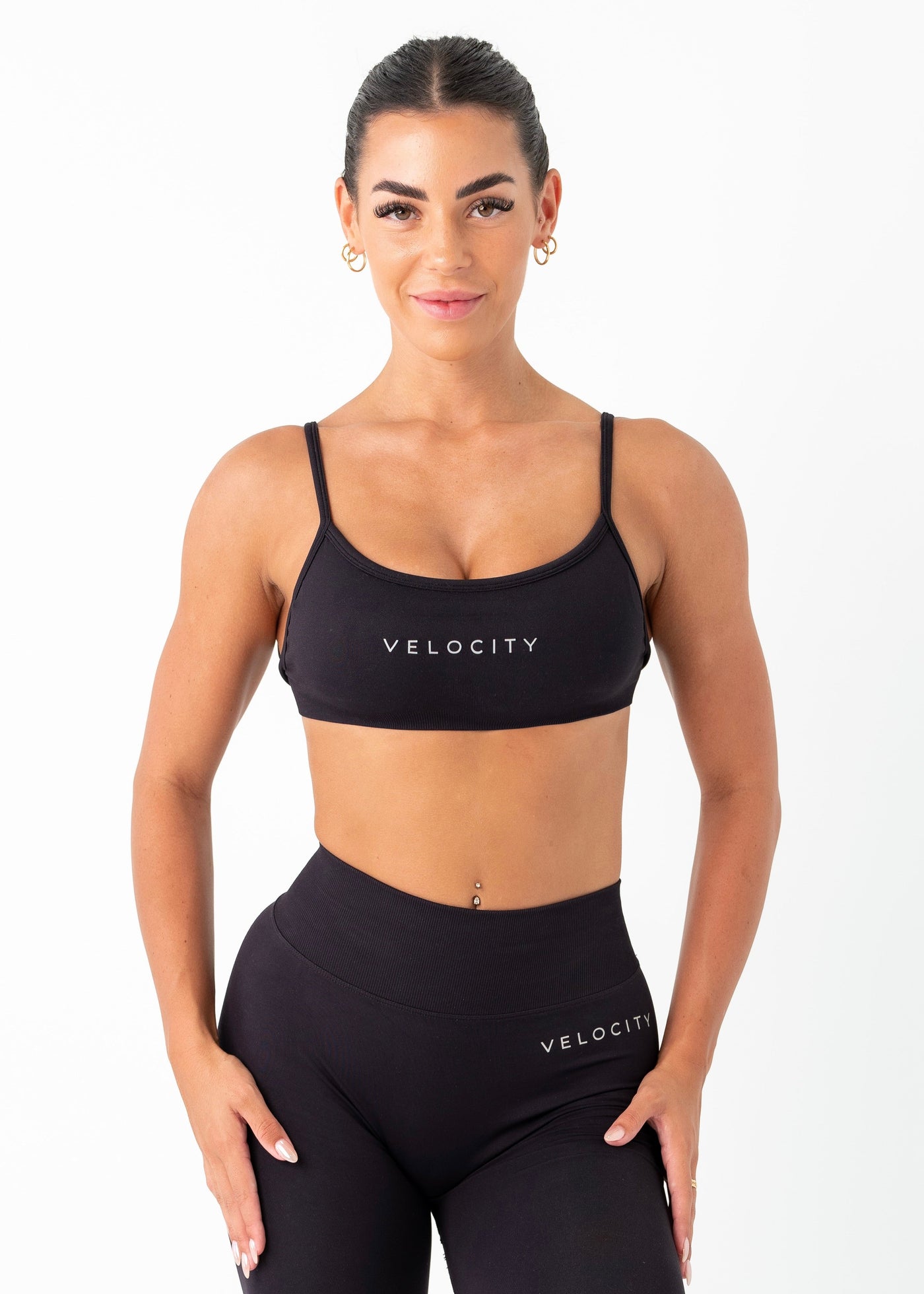 V Şekilli Bralet - Siyah