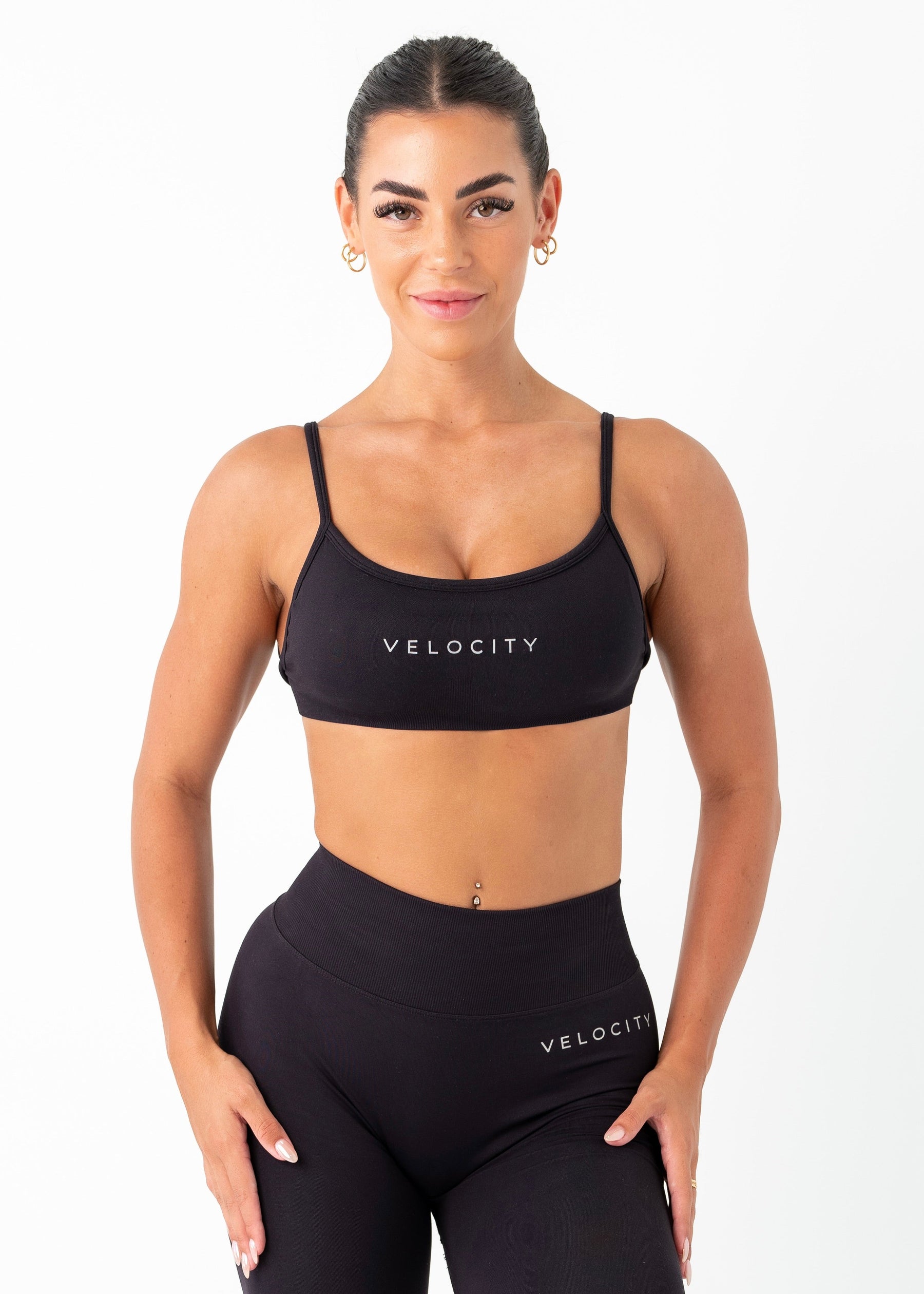 V Şekilli Bralet - Siyah