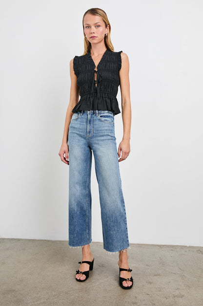 Getty Crop Wide Leg - Tradewind