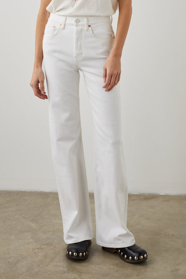 Getty Geniş Bacak - Vıntage Ekru