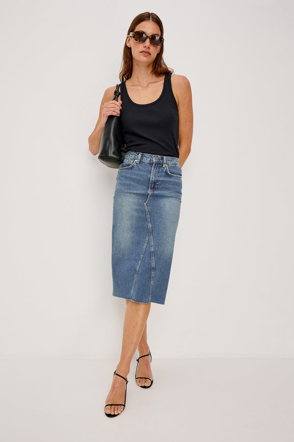 Hıghland Etek - Vıntage Safir