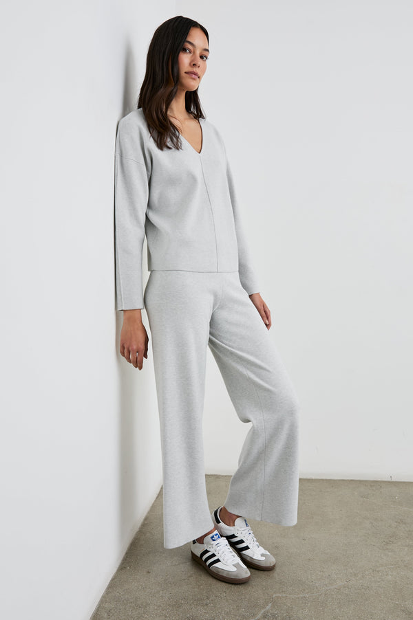 Hollyn Sweater - Açık Melanj Gri