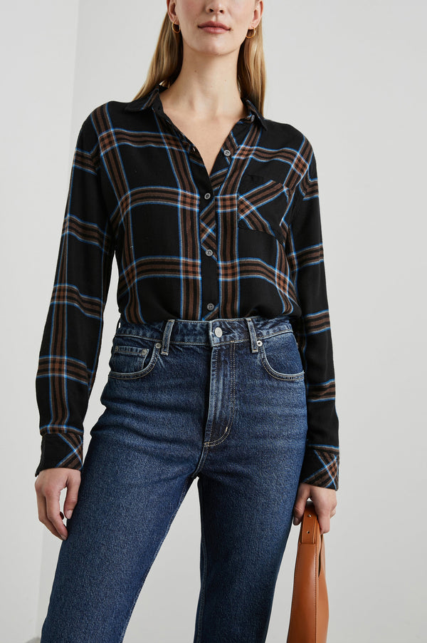 Hunter Gömlek - Kobalt Kestane