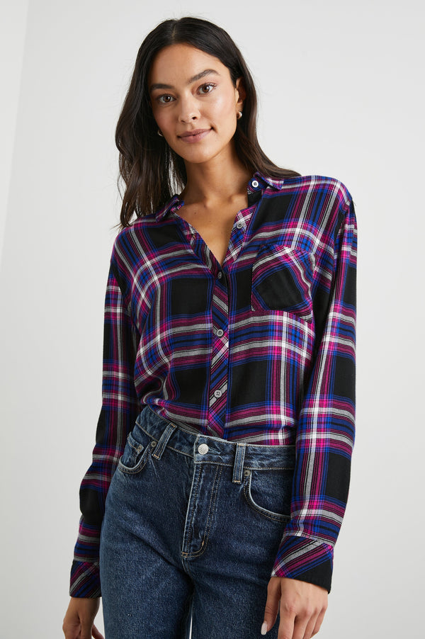 Hunter Gömlek - Elektrik Mavisi