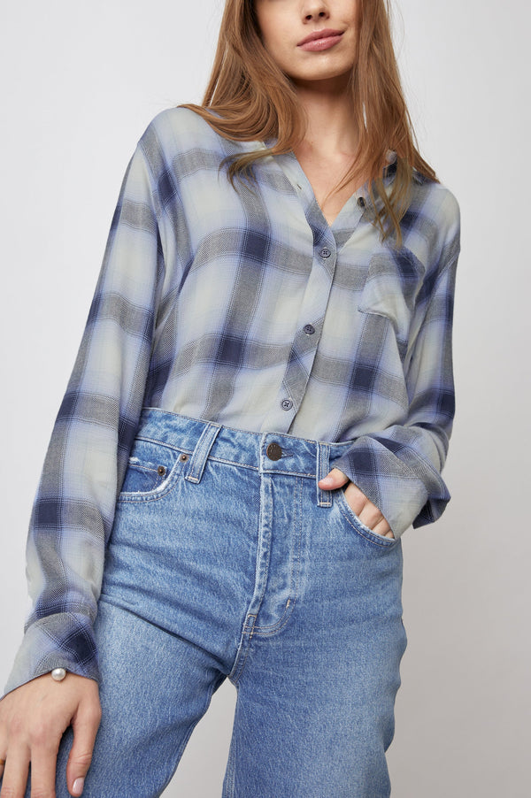 Hunter Gömlek - Lacivert Fildişi Buz