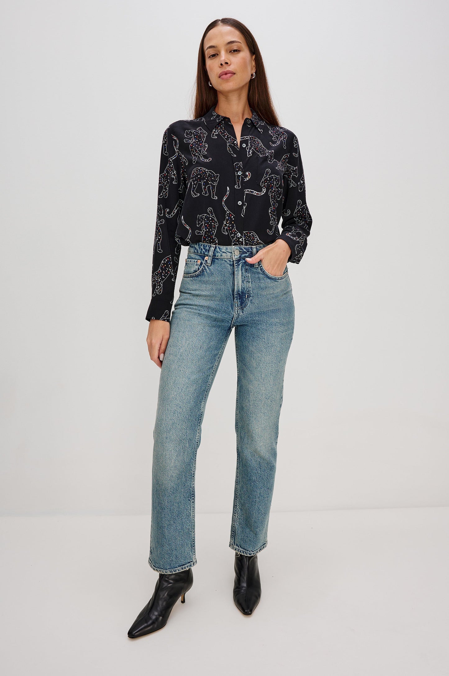 Kate Gömlek - Siyah Jaguarlar