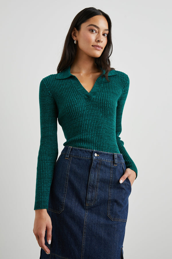 Kennedy Sweater - Evergreen