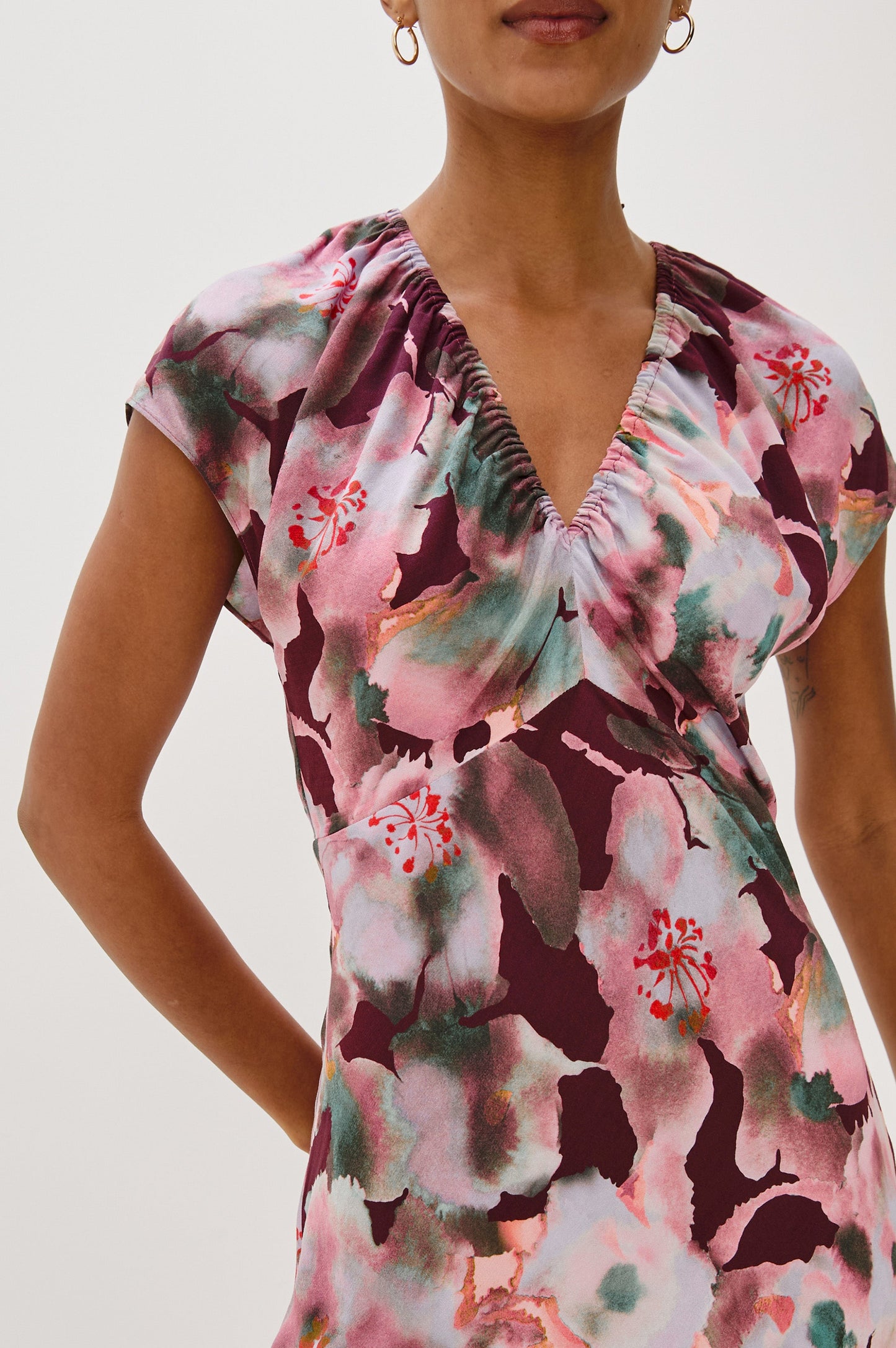 Saray Elbisesi - Macenta Verbena