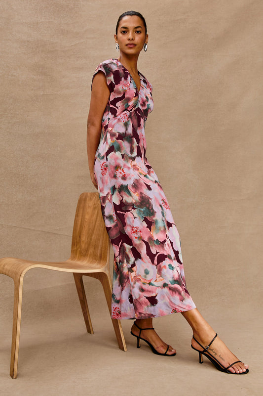 Saray Elbisesi - Macenta Verbena