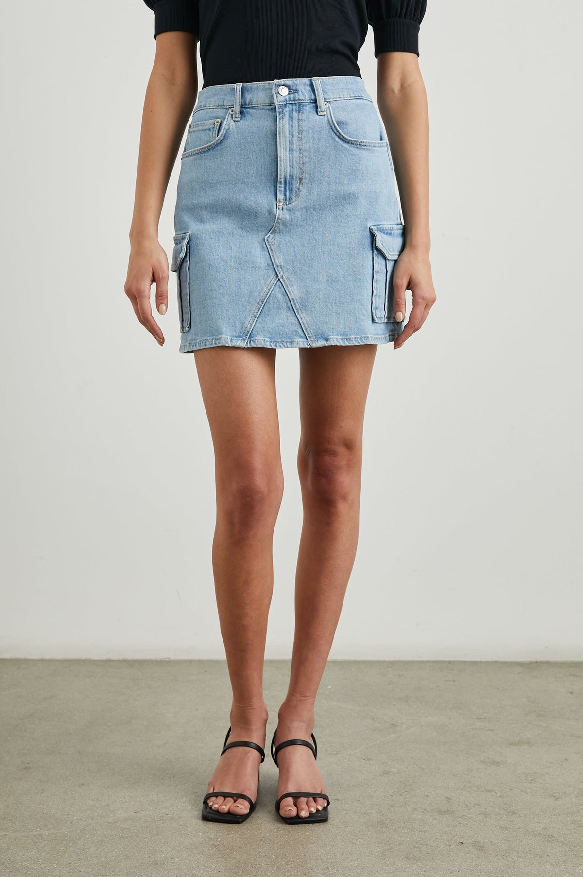 Laurel Kargo Etek - Kristal Mavi