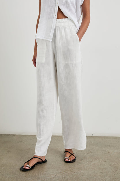 Leon Pantolon - Beyaz