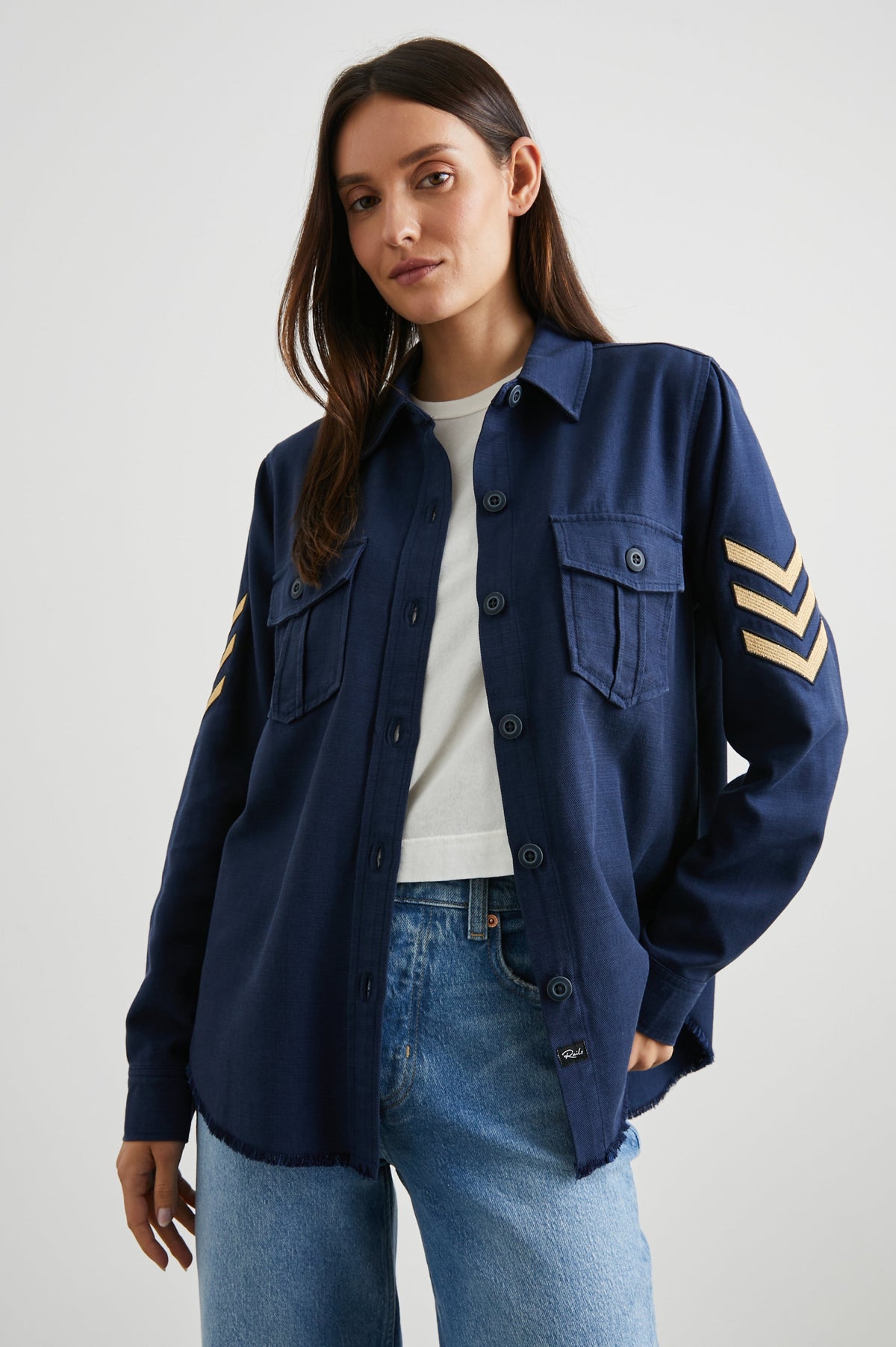 Loren Gömlek Ceket - Lacivert