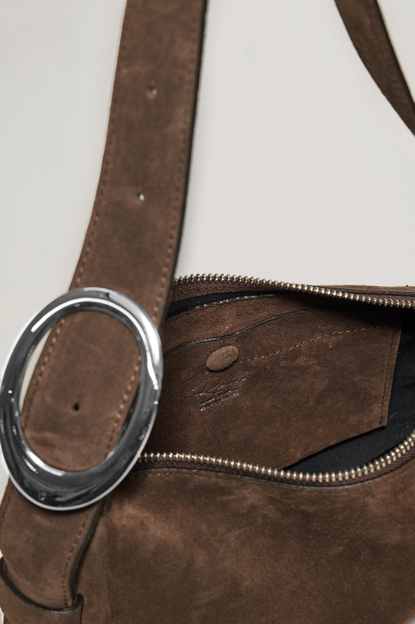 Lucca Omuz Çantasi - Espresso Süet