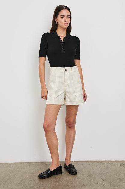 Maryam Short - Biğ Ağaci Çizgili