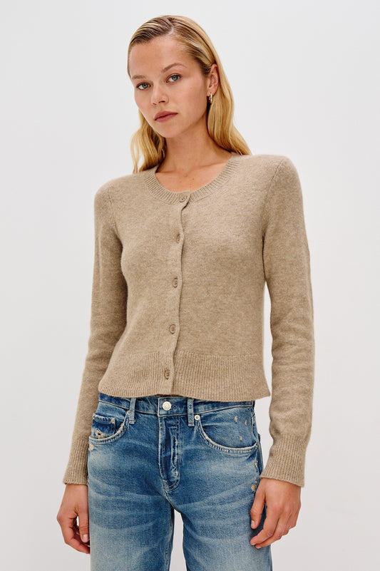 Matilda Cardigan - Heather Oat