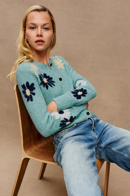 Millie Cardigan - Heather Turkuaz