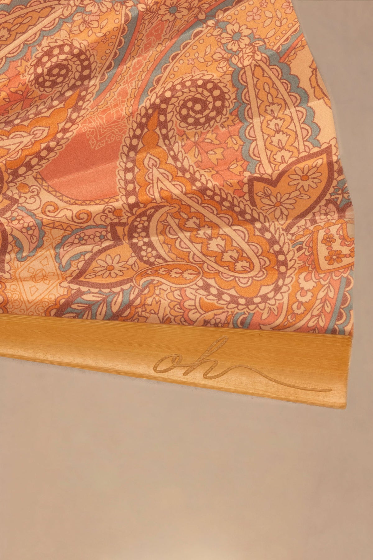 Paisley Desenli Katlanır El Yelpazesi
