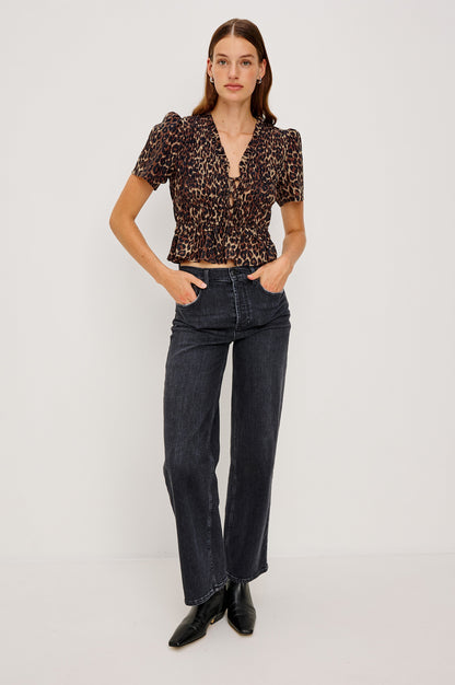 Portia Üst - Kahverengi Nala